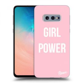 Picasee Silikónový prehľadný obal pre Samsung Galaxy S10e G970 - Girl Power
