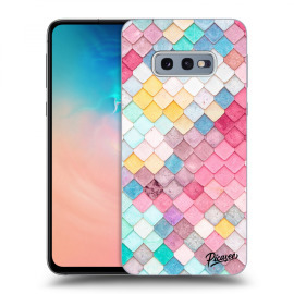 Picasee Silikónový prehľadný obal pre Samsung Galaxy S10e G970 - Colorful roof