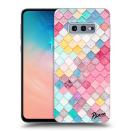 Picasee Silikónový prehľadný obal pre Samsung Galaxy S10e G970 - Colorful roof - cena, porovnanie