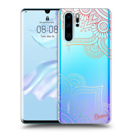 Picasee Silikónový prehľadný obal pre Huawei P30 Pro - Flowers pattern