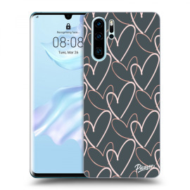 Picasee Silikónový čierny obal pre Huawei P30 Pro - Lots of love