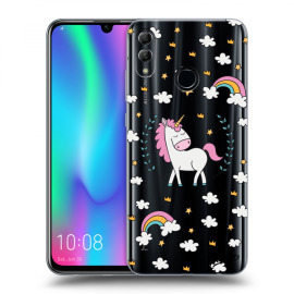 Picasee Silikónový prehľadný obal pre Honor 10 Lite - Unicorn star heaven