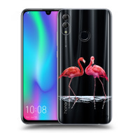 Picasee Silikónový prehľadný obal pre Honor 10 Lite - Flamingos couple - cena, porovnanie