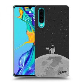 Picasee Silikónový prehľadný obal pre Huawei P30 - Astronaut