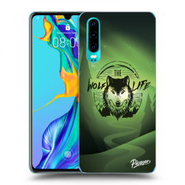 Picasee Silikónový prehľadný obal pre Huawei P30 - Wolf life