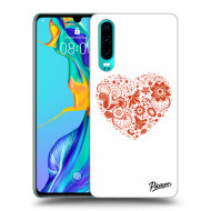 Picasee Silikónový prehľadný obal pre Huawei P30 - Big heart - cena, porovnanie