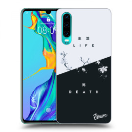 Picasee Silikónový čierny obal pre Huawei P30 - Life - Death