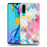 Picasee Silikónový čierny obal pre Huawei P30 - Colorful roof - cena, porovnanie