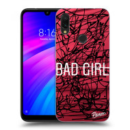 Picasee Silikónový prehľadný obal pre Xiaomi Redmi 7 - Bad girl - cena, porovnanie