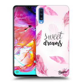 Picasee Silikónový prehľadný obal pre Samsung Galaxy A70 A705F - Sweet dreams