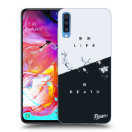 Picasee Silikónový prehľadný obal pre Samsung Galaxy A70 A705F - Life - Death - cena, porovnanie