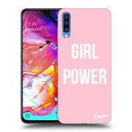 Picasee Silikónový prehľadný obal pre Samsung Galaxy A70 A705F - Girl Power - cena, porovnanie