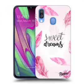 Picasee Silikónový prehľadný obal pre Samsung Galaxy A40 A405F - Sweet dreams