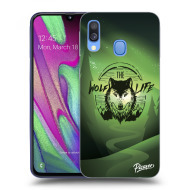 Picasee Silikónový prehľadný obal pre Samsung Galaxy A40 A405F - Wolf life - cena, porovnanie