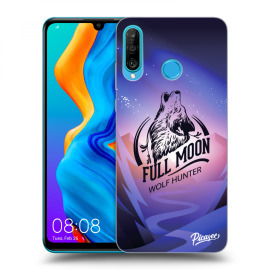 Picasee Silikónový prehľadný obal pre Huawei P30 Lite - Wolf