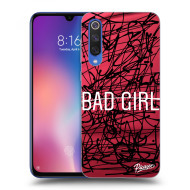 Picasee Silikónový čierny obal pre Xiaomi Mi 9 SE - Bad girl - cena, porovnanie