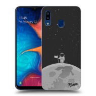 Picasee Silikónový čierny obal pre Samsung Galaxy A20e A202F - Astronaut - cena, porovnanie