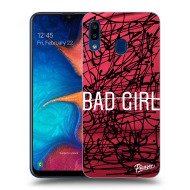 Picasee Silikónový prehľadný obal pre Samsung Galaxy A20e A202F - Bad girl - cena, porovnanie