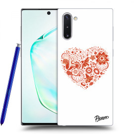 Picasee Silikónový čierny obal pre Samsung Galaxy Note10 N970F - Big heart