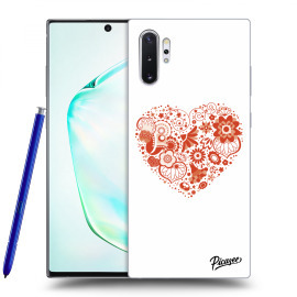 Picasee Silikónový čierny obal pre Samsung Galaxy Note10+ N975F - Big heart