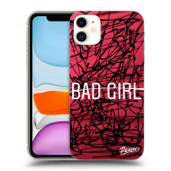 Picasee Silikónový prehľadný obal pre Apple iPhone 11 - Bad girl - cena, porovnanie