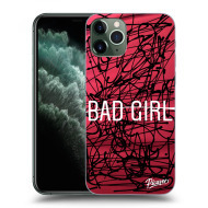 Picasee Silikónový čierny obal pre Apple iPhone 11 Pro - Bad girl - cena, porovnanie