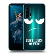 Picasee Silikónový prehľadný obal pre Honor 20 Pro - Don't Touch My Phone - cena, porovnanie