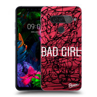 Picasee Silikónový prehľadný obal pre LG G8s ThinQ - Bad girl - cena, porovnanie