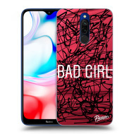Picasee Silikónový prehľadný obal pre Xiaomi Redmi 8 - Bad girl - cena, porovnanie