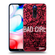 Picasee Silikónový čierny obal pre Xiaomi Redmi 8 - Bad girl - cena, porovnanie