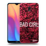 Picasee Silikónový prehľadný obal pre Xiaomi Redmi 8A - Bad girl - cena, porovnanie