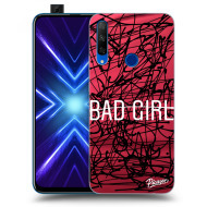 Picasee Silikónový čierny obal pre Honor 9X - Bad girl - cena, porovnanie