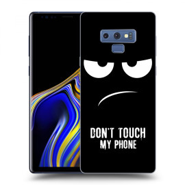 Picasee Silikónový čierny obal pre Samsung Galaxy Note 9 N960F - Don't Touch My Phone