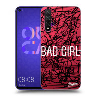 Picasee Silikónový prehľadný obal pre Huawei Nova 5T - Bad girl - cena, porovnanie