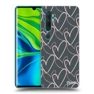 Picasee Silikónový prehľadný obal pre Xiaomi Mi Note 10 (Pro) - Lots of love - cena, porovnanie