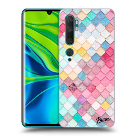 Picasee Silikónový prehľadný obal pre Xiaomi Mi Note 10 (Pro) - Colorful roof