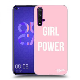 Picasee Silikónový čierny obal pre Huawei Nova 5T - Girl Power