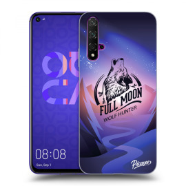 Picasee Silikónový čierny obal pre Huawei Nova 5T - Wolf