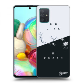 Picasee Silikónový prehľadný obal pre Samsung Galaxy A71 A715F - Life - Death