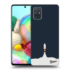 Picasee Silikónový prehľadný obal pre Samsung Galaxy A71 A715F - Astronaut 2