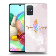 Picasee Silikónový prehľadný obal pre Samsung Galaxy A71 A715F - Carpe Diem - cena, porovnanie