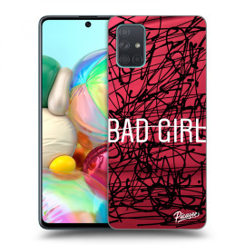 Picasee Silikónový prehľadný obal pre Samsung Galaxy A71 A715F - Bad girl