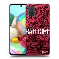 Picasee Silikónový prehľadný obal pre Samsung Galaxy A71 A715F - Bad girl - cena, porovnanie