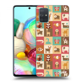 Picasee Silikónový prehľadný obal pre Samsung Galaxy A71 A715F - Animals