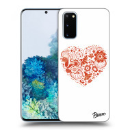 Picasee Silikónový prehľadný obal pre Samsung Galaxy S20 G980F - Big heart - cena, porovnanie