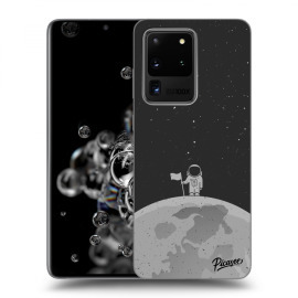 Picasee Silikónový prehľadný obal pre Samsung Galaxy S20 Ultra G988F - Astronaut