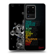 Picasee Silikónový prehľadný obal pre Samsung Galaxy S20 Ultra G988F - Motto life - cena, porovnanie