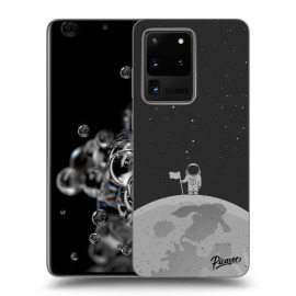Picasee Silikónový čierny obal pre Samsung Galaxy S20 Ultra G988F - Astronaut