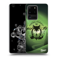 Picasee Silikónový čierny obal pre Samsung Galaxy S20 Ultra G988F - Wolf life - cena, porovnanie