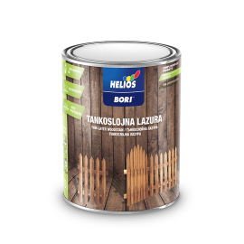 Helios Bori tenkovrstvá lazúra 8 červený smrek 0.75l